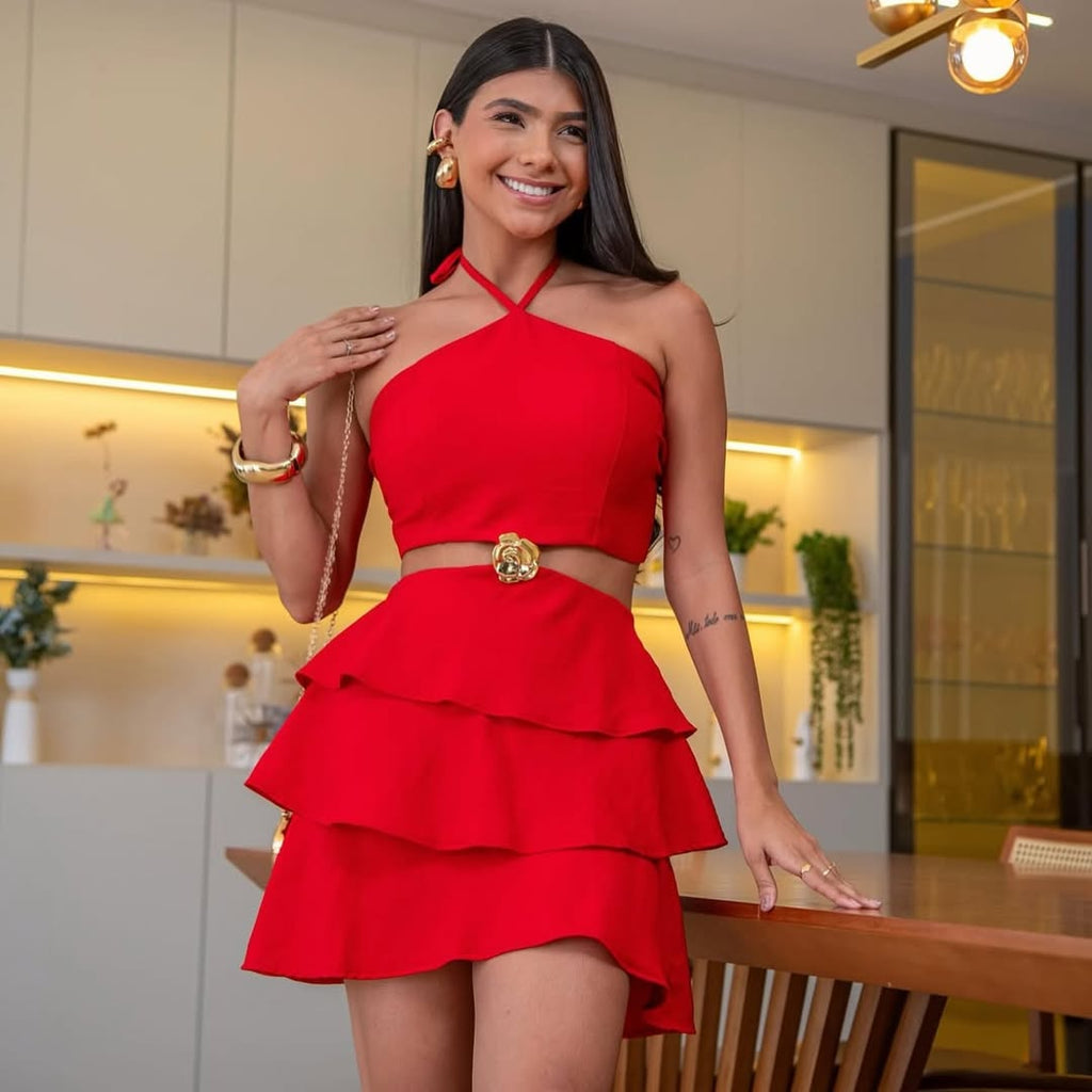 Vestido Macaquinho Valentina